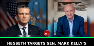 Hegseth Targets Sen. Mark Kelly’s Retired Rank After “Illegal Orders” Video