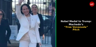 Machado Says She Presented Trump Nobel Medal After White House Meeting
