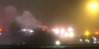 Business Jet With Eight Aboard Crashes During Takeoff at Bangor Airport