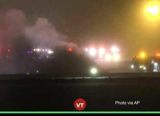 Business Jet With Eight Aboard Crashes During Takeoff at Bangor Airport