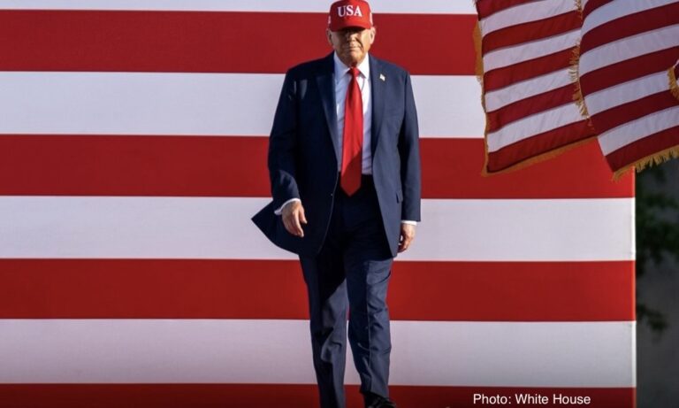 Trump Warns Iran as “Massive Armada” Led by USS Abraham Lincoln Moves In