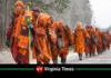 Buddhist Monks’ Walk for Peace Heads Through Fairfax on Final Stretch to D.C.