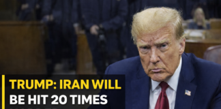 Trump warns Iran of “20 times harder” U.S. strike over Hormuz threat