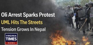 UML Supporters Protest in Kathmandu, Pokhara After Oli Arrest