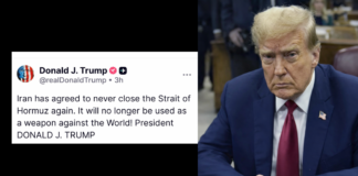 Trump says Iran won’t close Hormuz again, blasts NATO as ‘Paper Tiger’