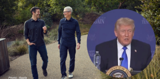 Trump Revives ‘Tim Apple’ Line, Calls Cook’s Career ‘Almost Incomparable’