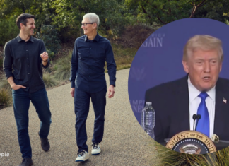 Trump Revives ‘Tim Apple’ Line, Calls Cook’s Career ‘Almost Incomparable’
