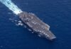 CENTCOM Says USS George H.W. Bush Transiting Arabian Sea as Blockade Continues Near Iran