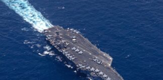 CENTCOM Says USS George H.W. Bush Transiting Arabian Sea as Blockade Continues Near Iran