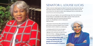 Louise Lucas Says She Is ‘Not Backing Down’ After FBI Search of Portsmouth Office