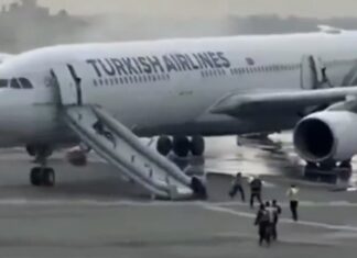 Turkish Airlines Plane Evacuated in Kathmandu After Landing Gear Smoke