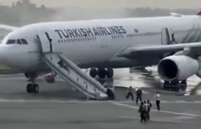 Turkish Airlines Plane Evacuated in Kathmandu After Landing Gear Smoke