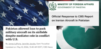 Pakistan Rejects CBS Report on Iranian Aircraft at Nur Khan Air Base