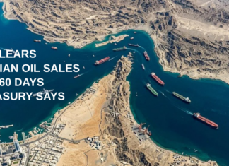 US Treasury Issues 60-Day License for Iranian Oil Sales
