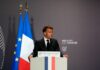 Macron Says France Ready to Support U.S.-Iran Agreement Efforts