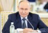Putin Says Russia Accepted Anchorage Compromise Terms; Kyiv Must Do the Same to End War Vladimir Putin speaking at St. Petersburg news agency summit discussing Putin Anchorage compromise terms for ending the Ukraine war
