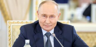 Putin Says Russia Accepted Anchorage Compromise Terms; Kyiv Must Do the Same to End War Vladimir Putin speaking at St. Petersburg news agency summit discussing Putin Anchorage compromise terms for ending the Ukraine war
