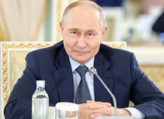 Putin Says Russia Accepted Anchorage Compromise Terms; Kyiv Must Do the Same to End War Vladimir Putin speaking at St. Petersburg news agency summit discussing Putin Anchorage compromise terms for ending the Ukraine war