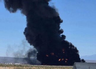 Air Force B-52 Crashes After Takeoff; Eight Believed Dead