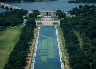 NPS Says Reflecting Pool Sealant Was Cut With Knife or Razor