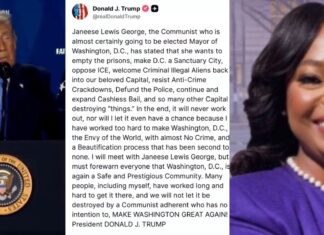 Trump attacks D.C.’s Democratic mayoral nominee in Truth Social post