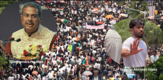 India : Dharmendra Pradhan Resigns; Cockroach Party Ends Nationwide Protest