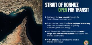 Hormuz Open, Traffic Moving, CENTCOM Says After Iran Closure