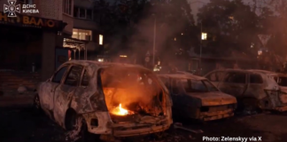 Russian Strike on Kyiv Kills Nine, Damages Lithuanian Embassy