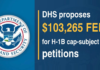 DHS Proposes $103,265 Fee for H-1B Cap-Subject Petitions