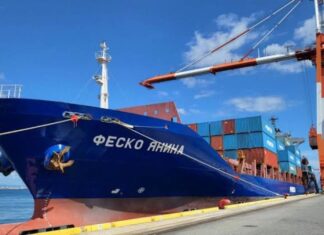 Ukrainian Drones Sink Russian Container Ship in Black Sea