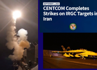 CENTCOM Says Strikes on IRGC Targets in Iran Are Complete