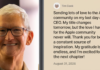 Tim Cook Thanks Apple Community on Final Day as CEO