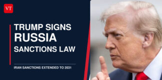 Trump Signs Law Expanding Russia Sanctions, Extending Iran Act