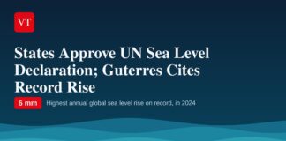 States Approve UN Sea Level Declaration; Guterres Cites Record Rise
