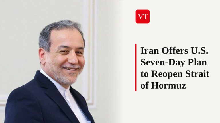Iran Offers U.S. Seven-Day Plan to Reopen Strait of Hormuz