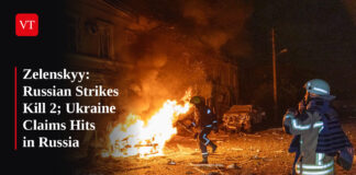 Zelenskyy: Russian Strikes Kill 2; Ukraine Claims Hits in Russia