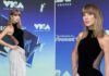 Taylor Swift Becomes Most-Awarded Solo Artist at VMAs Taylor Swift at the 2026 MTV Video Music Awards in a black-and-silver gown; Taylor Swift 2026 VMAs featured image.