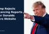 Trump Rejects Distancing Reports After Donalds Alters Website President Donald Trump points toward the camera as the Trump Byron Donalds endorsement remains under scrutiny.
