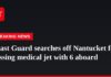 Coast Guard Searches for Missing Medical Jet With 6 Aboard