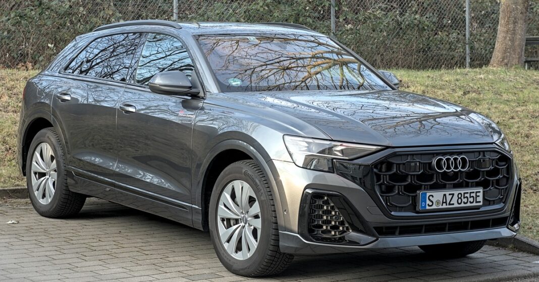 An Audi Q8 SUV, one of the models reported to be built at Audi's planned assembly plant in Macon, Georgia