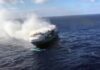 8 sailors missing as 2 tankers burn in Romanian Black Sea waters