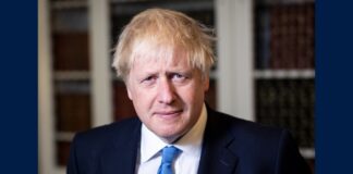 Boris Johnson in a 2019 official portrait, illustrating a report about Boris Johnson on Ukraine.