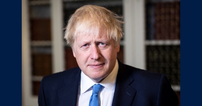 Boris Johnson in a 2019 official portrait, illustrating a report about Boris Johnson on Ukraine.