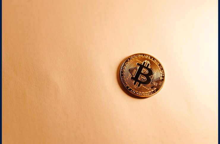 Brooklyn DA Dismantles Crypto Scam Targeting Russian Speakers A gold Bitcoin coin on a neutral surface representing the Brooklyn DA crypto scam investigation