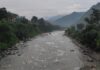 File photo of Nepal’s Budhigandaki River accompanying Budhigandaki flood coverage.