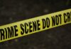 Yellow crime-scene tape reading 'Crime Scene Do Not Cross,' in a file photo, as D.C. police investigate the Connecticut Avenue homicide.