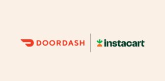 DoorDash and Instacart logos