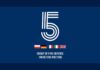Group of Five (E5) defence ministers meeting graphic with the flags of Poland, Germany, France, Italy and the United Kingdom