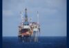 Offshore drilling platform at sea - file photo