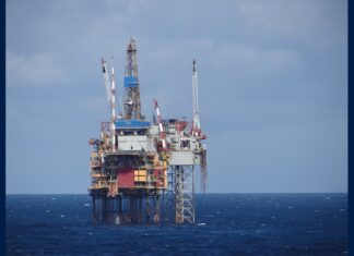 Five Missing After Drilling Rig Sinks Off Gabon Offshore drilling platform at sea - file photo